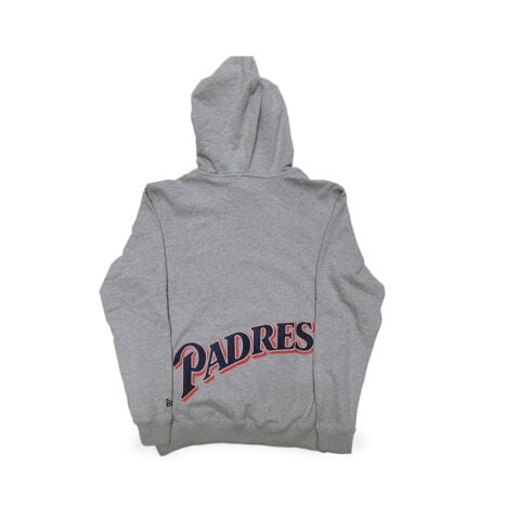New Era San Diego Padres Quickturn Pullover Heather Grey Back