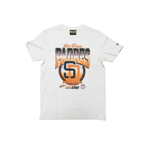New Era San Diego Padres Quickturn Short Sleeve T-Shirt White