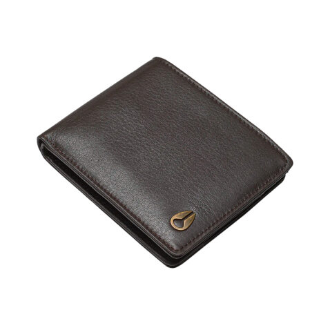 Nixon Pass Leather Wallet Brown