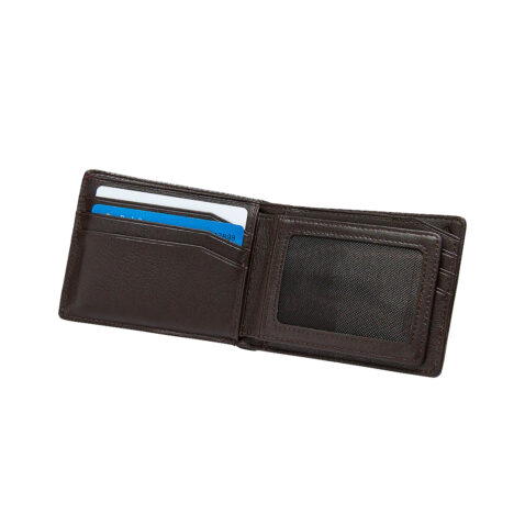 Nixon Pass Leather Wallet Brown Inside