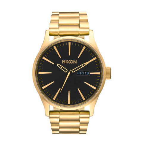 Nixon Sentry Stainless Steel Gold Black