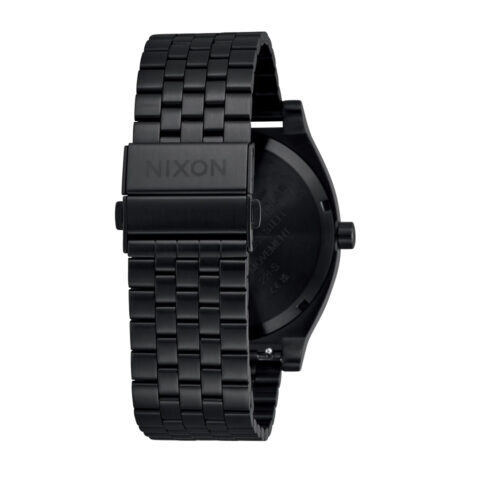 Nixon Time Teller Solar Watch All Black White