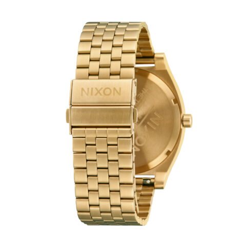 Nixon Time Teller Solar Watch All Gold Black