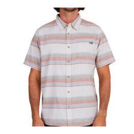 Salty Crew Outskirts Short Sleeve Woven Button Down Peyote