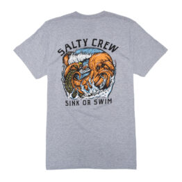 Salty Crew Tsunami Short Sleeve T-Shirt Athletic Heather Gray