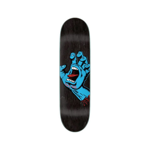 Santa Cruz 8.6in Screaming Hand Skateboard Deck Black