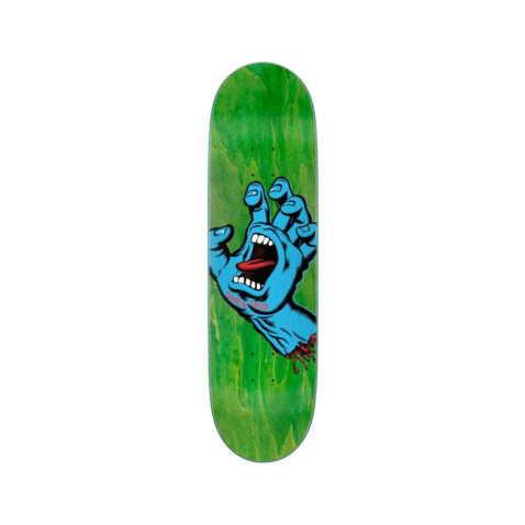 Santa Cruz 8.8in Screaming Hand Skateboard Deck Green