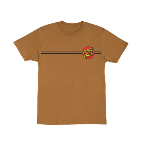 Santa Cruz Classic Dot Short Sleeve T Shirt Brown Sugar - Image 2