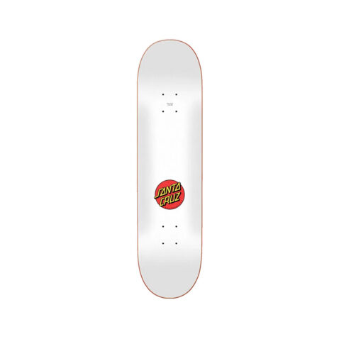 Santa Cruz Classic Dot Skateboard Deck White