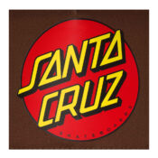 Santa Cruz Classic Dot Trucker Tan-Brow logo