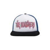 The Hundreds Bodega Trucker Snapback Hat Black Front