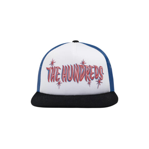 The Hundreds Bodega Trucker Snapback Hat Black Front