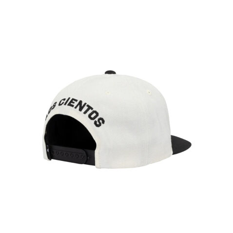 The Hundreds Por La Vida Snapback Hat White Back