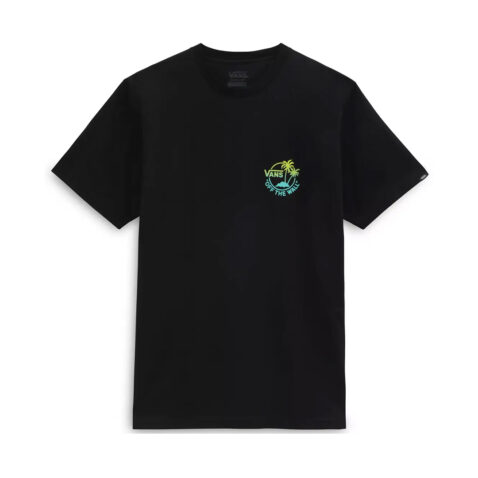 Vans Mini Dual Palm II Short Sleeve T-Shirt Black Waterfall Evening Primrose