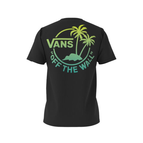 Vans Mini Dual Palm II Short Sleeve T-Shirt Black Waterfall Evening Primrose Back