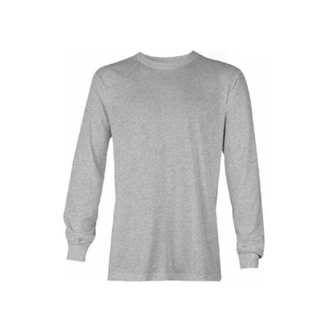 Plain Long Sleeve T-Shirt Ash Gray