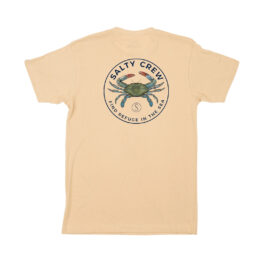 Salty Crew Blue Crabber Short Sleeve T-Shirt Camel