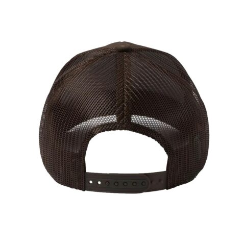 Brixton Crest Netplus MP Trucker Snapback Hat Dark Earth