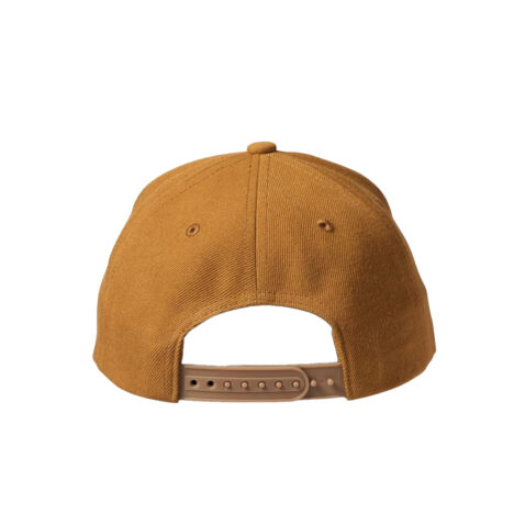 Brixton Linwood C Netplus MP Snapback Hat Golden Brown Back