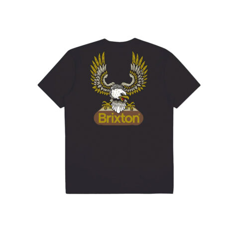 Brixton Merrick Short Sleeve T-Shirt Black back