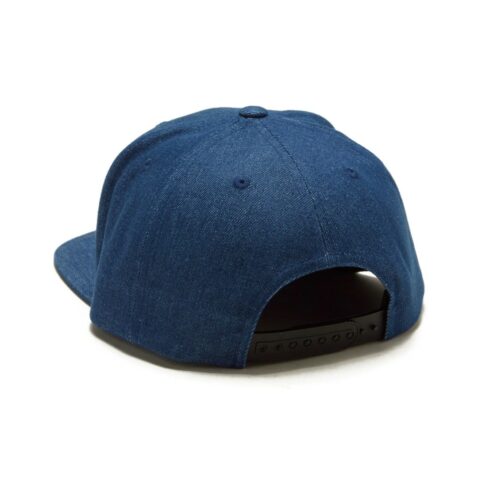 Brixton Oath III Snapback Hat Denim Blue