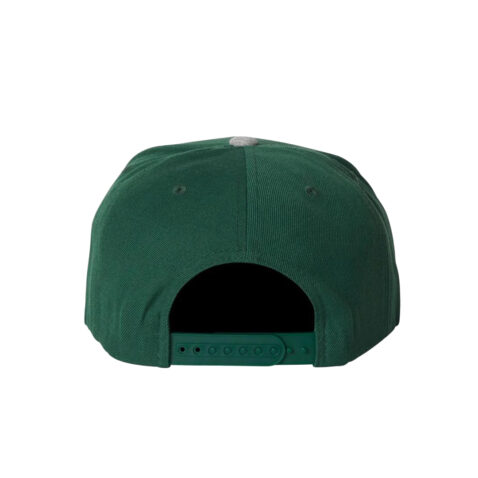 Brixton Oath III Snapback Hat Pine Needle Dark Heather Grey Back