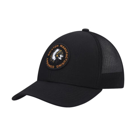 Brixton Rival Stamp x MP Mesh Snapback Hat Black