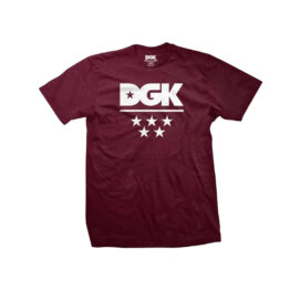DGK All Star Short Sleeve T-Shirt Burgundy