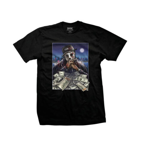 DGK Hood King Short Sleeve T-Shirt Black