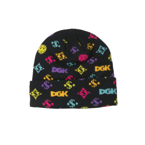 DGK Monogram Beanie Black DGK Monogram Beanie Black Front
