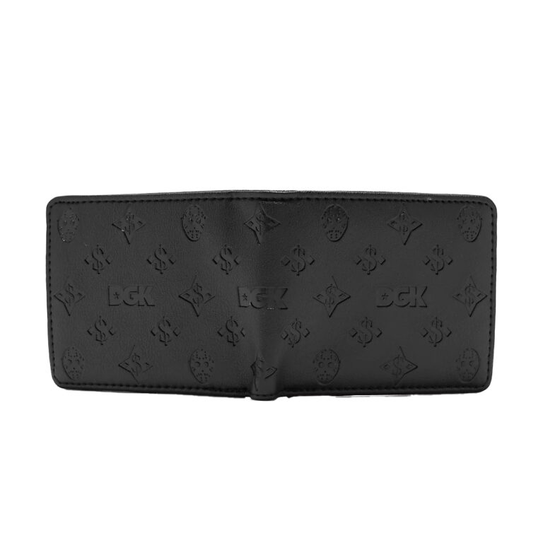 DGK Monogram Wallet Black Back DGK Monogram Wallet Black Back