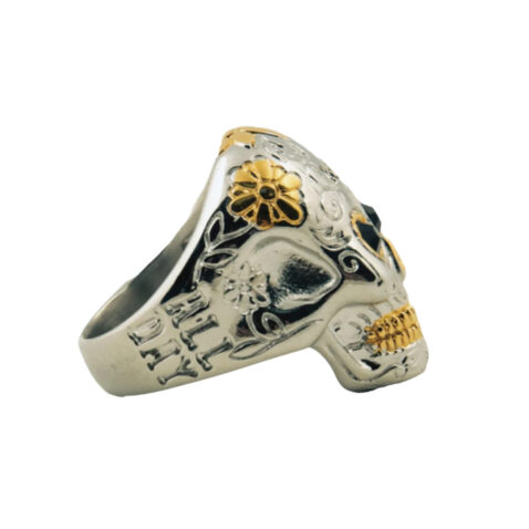 DGK Muertos Ring Silver Left Side