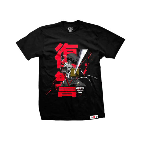 DGK X Afro Samurai Afro Short Sleeve T-Shirt Black