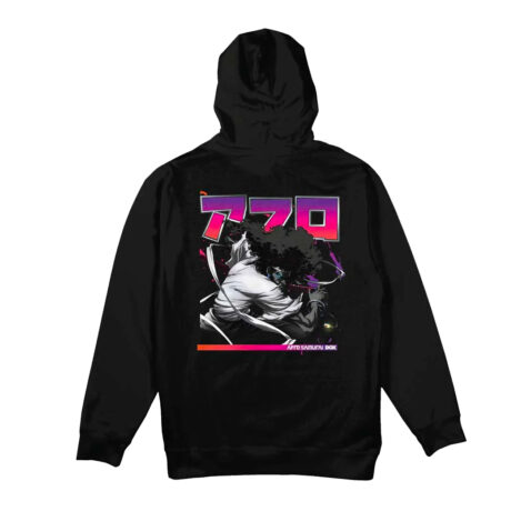 DGK X Afro Samurai The Blade Pullover Black Back