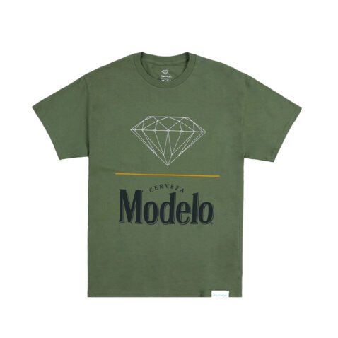 DIAMOND X MODELO BRILLIANT SHORT SLEEVE T-SHIRT MILITARY GREEN