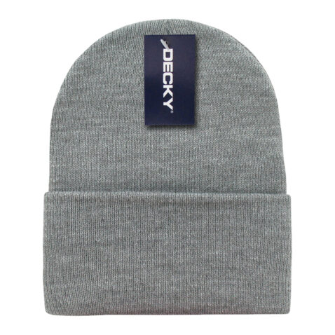 Decky Cuff Beanie Heather Grey
