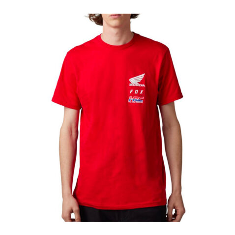 FOX Honda Short Sleeve T-Shirt Flame Red
