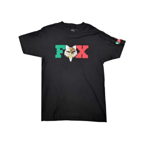 FOX Mex Flag Short Sleev T-Shirt Black