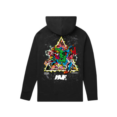 HUF Cosmic Assemblage Pullover Black Back