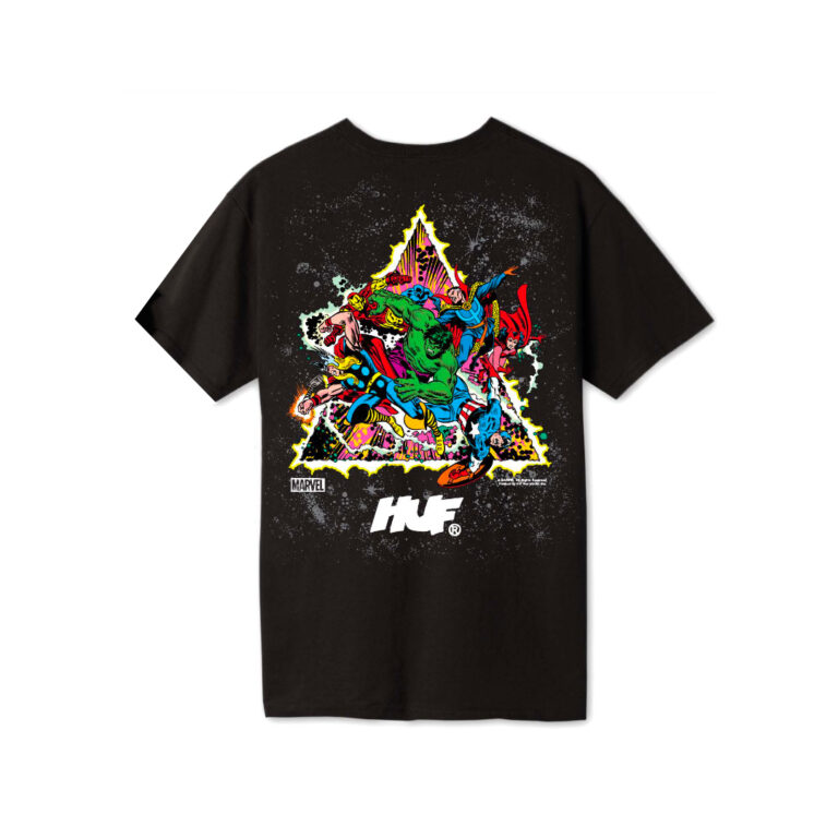 HUF Cosmic Assemblage Short Sleeve T-Shirt Black Back HUF Cosmic Assemblage Short Sleeve T-Shirt Black Back