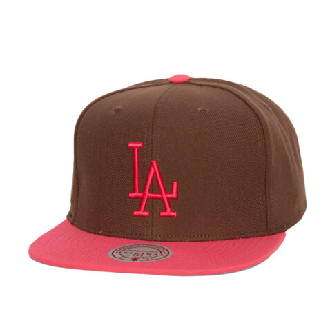 Mitchell & Ness Los Angeles Dodgers The Damn Snapback Hat Brown