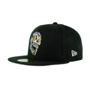New Era 59Fifty San Diego Padres Flying Skulls Fitted Hat Black Left Front