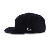 New Era 59Fifty Houston Astros Throwback Corduroy Dark Navy Fitted Hat Left