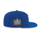 New Era 59Fifty Los Angeles Dodgers Throwback Corduroy Royal Blue Fitted Hat Right