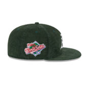 New Era 59Fifty Oakland Athletics Throwback Corduroy Green Fitted Hat Right