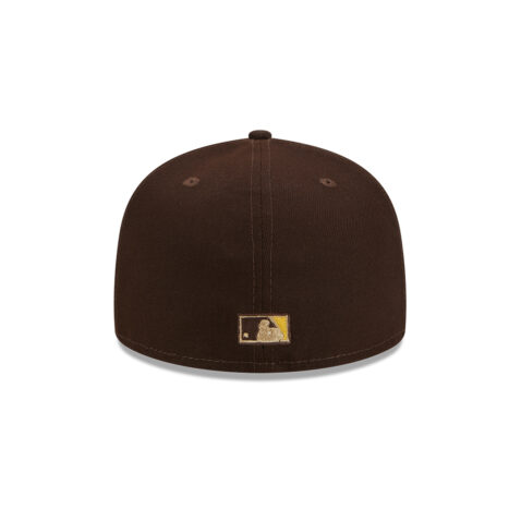 New Era 59Fifty San Diego Padres Laurel Side Patch Burnt Wood Brown Fitted Hat - Image 5