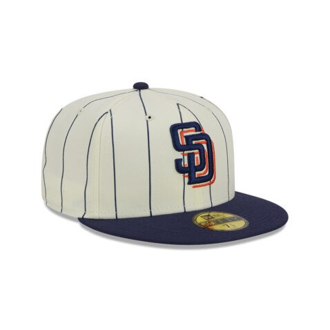 New Era 59Fifty San Diego Padres Retro City Original Team Colors Fitted Hat Right Front