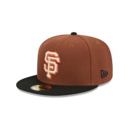 New Era 59Fifty San Francisco Giants Harvest Brown Black Fitted Hat