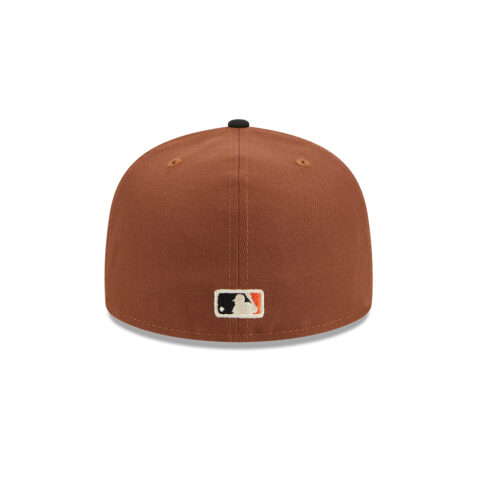 New Era 59Fifty San Francisco Giants Harvest Brown Black Fitted Hat Back