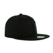 New Era 59Fifty Tijuana Xolos X Black Black Fitted Hat Right Front